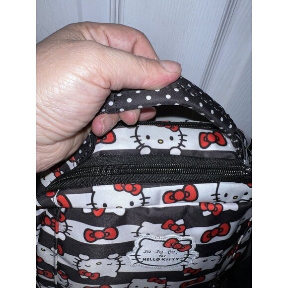 Jujube X HELLO KITTY Be Packed Backpack Dots & Stripes Bookbag Travel - Picture 9 of 16